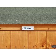 Power 8x6 Pent Potting Shed - Single Door